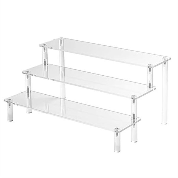Acrylic Lifting Display Stand 3-Layer Perfume Tissue Display Stand