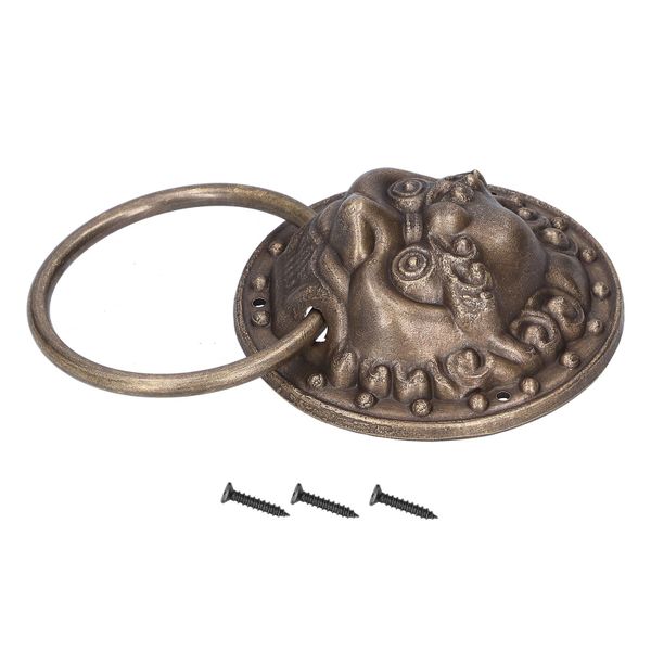 Lion-Head Brass Antique Door Knocker - Home Décor
