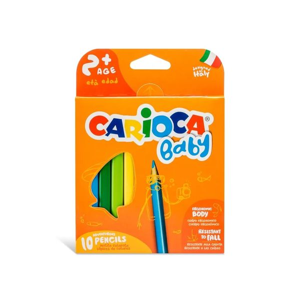 Carioca Baby Pencil 2+ Carded WP10 x 2