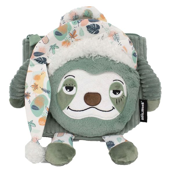 Les Deglingos Toddler Backpack Sloth - 25cm