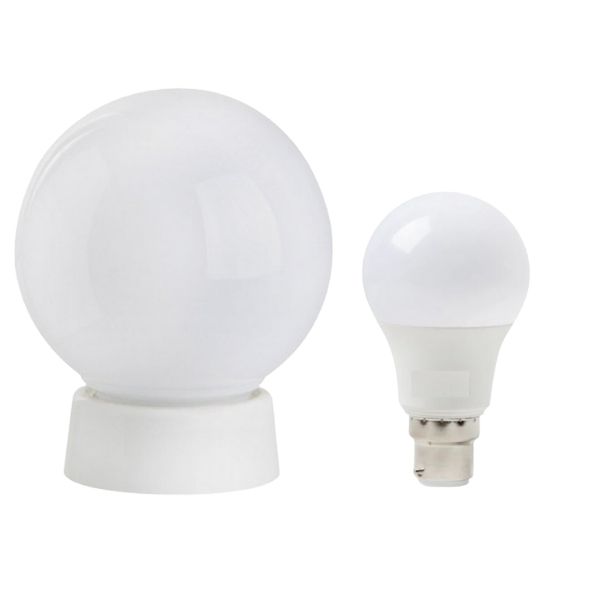 Waco - Lamp / Light Bulb Bowl with LED Lamp B22 6500K 7W