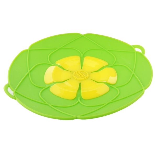 Spill-Proof, Anti-Flutter and Heat-Resistant Silicone Pot Cover
