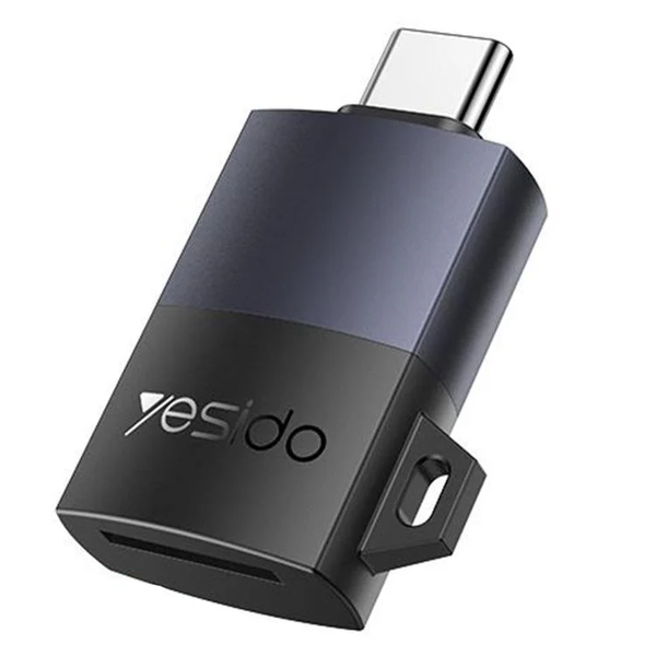 Yesido Type-C TF Card Reader USB 2.0 Adapter with Lanyard - GS37