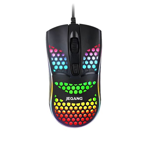 JM-G102 RGB Wired Gaming Mouse with Backlit LED and Optical Sensor
