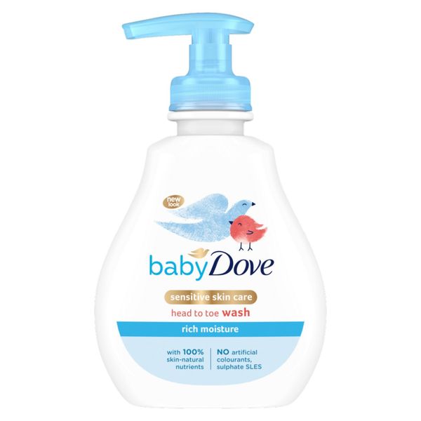 Baby Dove Rich Moisture Body Wash - 6 x 200ml