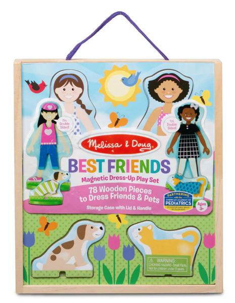 Melissa &amp; Doug Best Friends Magnetic Dress-Up Play Set (78 Piece)