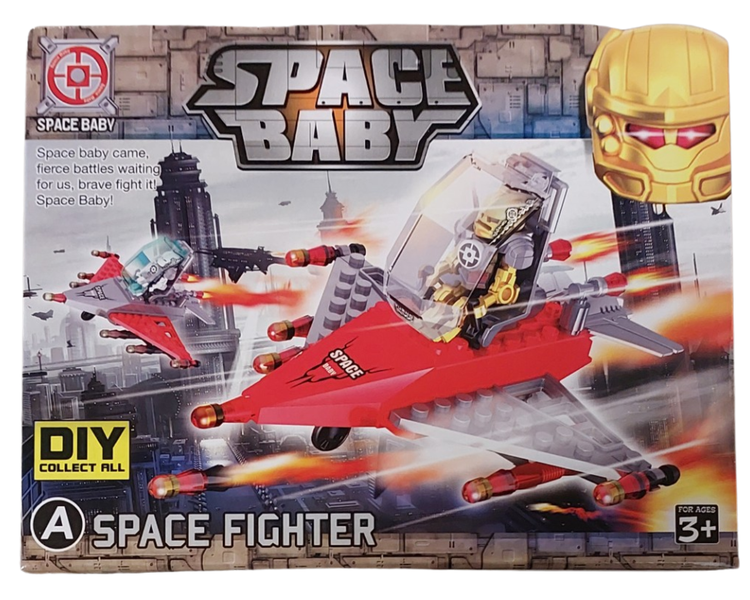 Space Fighter Building Blocks Set