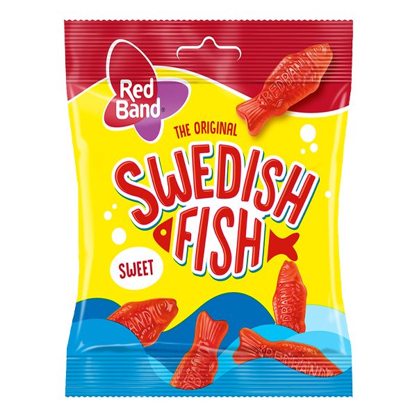 Red Band - Swedish Fish Sweets - 6 x 100g