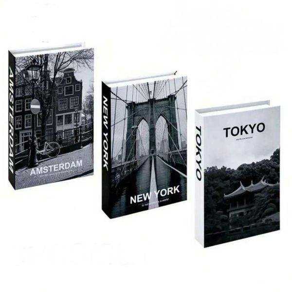 3pcs Elegant Decorative Books