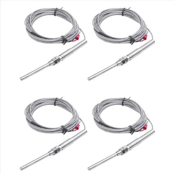 K Type 50X5Mm 800C Probe Thermocouple Temperature Sensor Cable 3 M