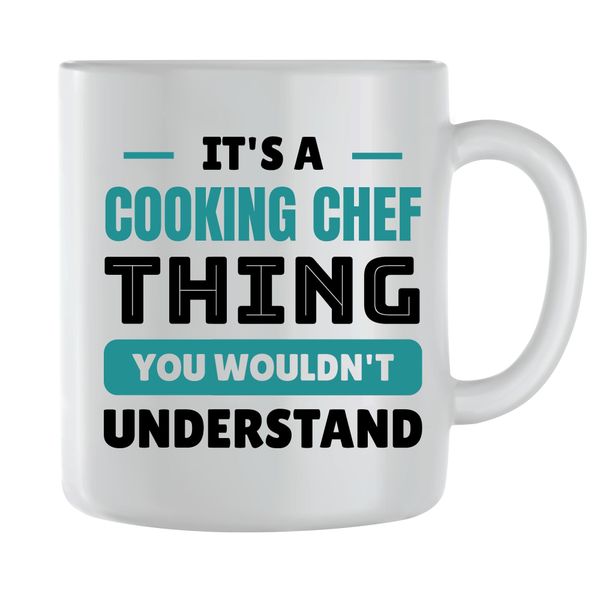 Cooking chef Coffee Mugs for Men Women Trendy Job Quote Graphic Cup Gift250