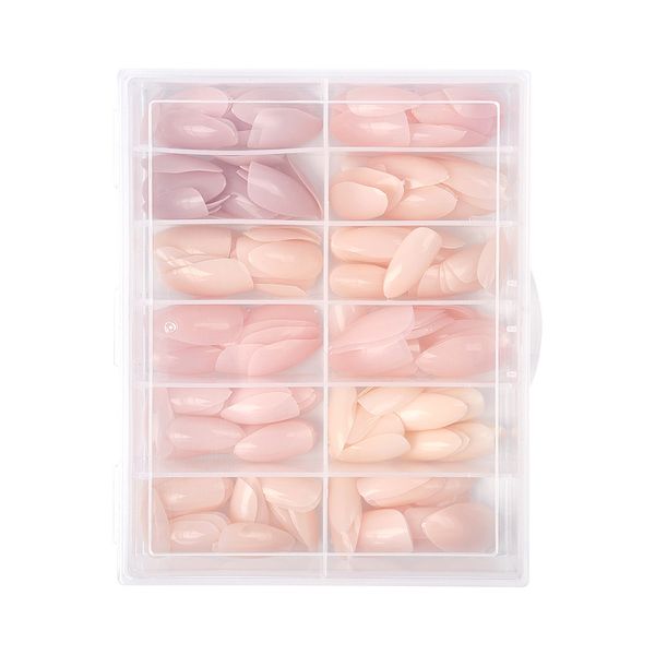 288 Pieces Almond Press on Nails Medium Fake Nails 10 Colour False Nails