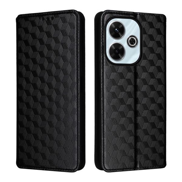Flip Cover Compatible for Xiaomi Poco M6 4G Shockproof Leather Cover