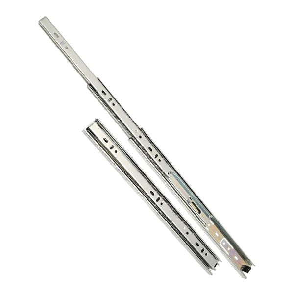 Drawer Runner Ball Bearing Slide LD 35mm x 500mm Silver - (3 Pairs)