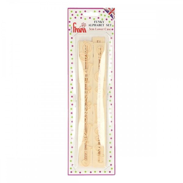 FMM Cutter Funky Alphabet Lower Case Set Cake Cutting Icing Tool