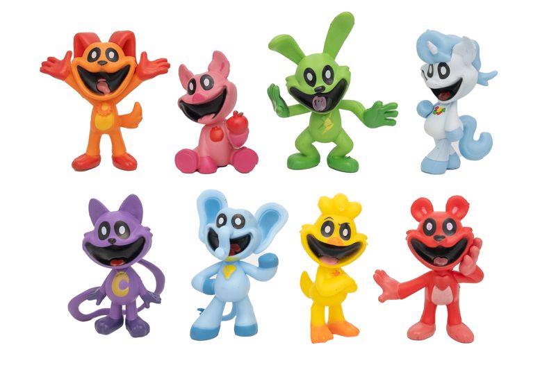 Critters Smiling Figurines 8 Piece