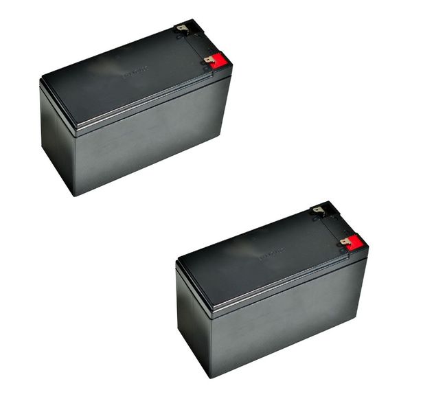 12V 7Ah Lithium Iron Phosphate LifePo4 Battery - 12.8V DC with BMS 2 Pack