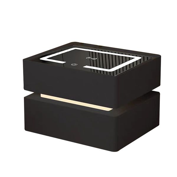 Floating Bedside Table With Ambient Lighting And Wireless Charging