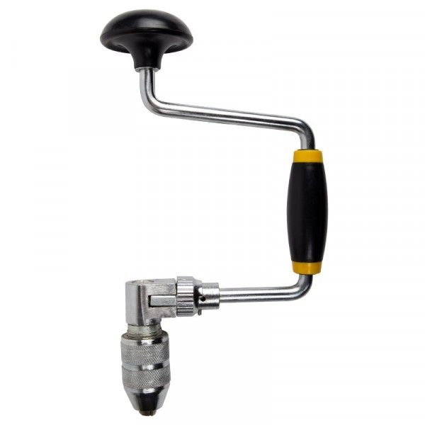 Brace 4 Jaw Carpenters Hand Crank Drill - 250mm