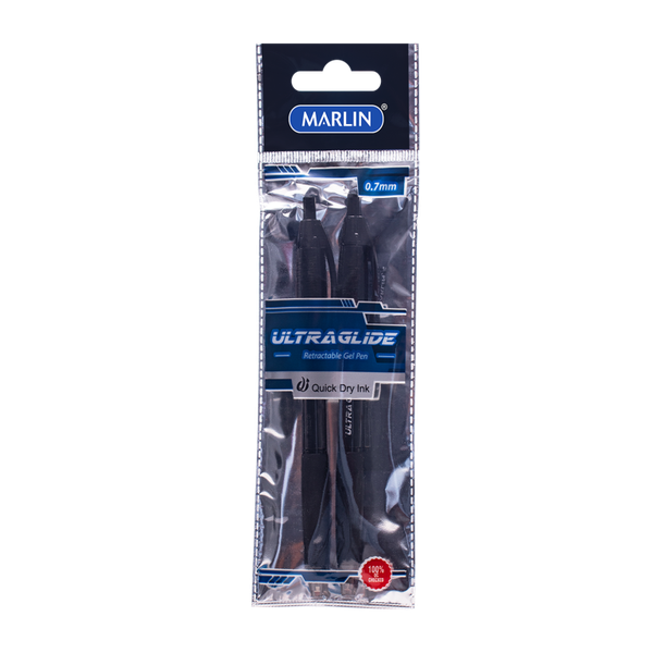 Marlin - Set Of 2 Ultraglide Retractable Gel Ink Pen