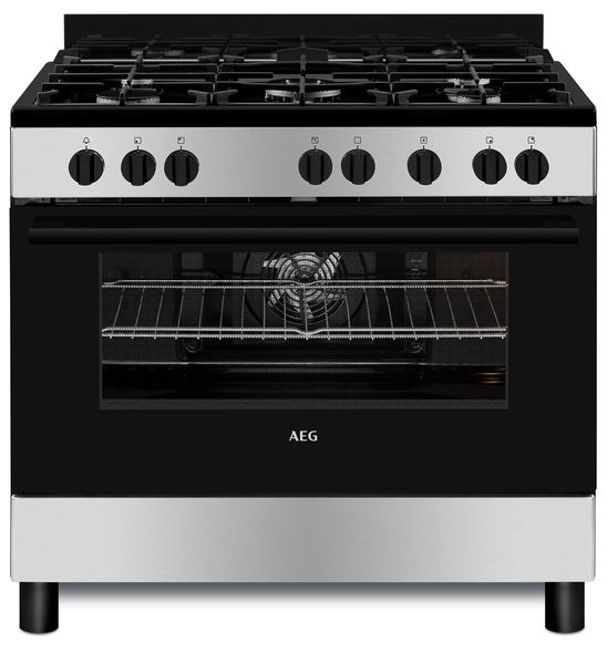 AEG 90cm Free standing Gas/Electric cooker - Blackline