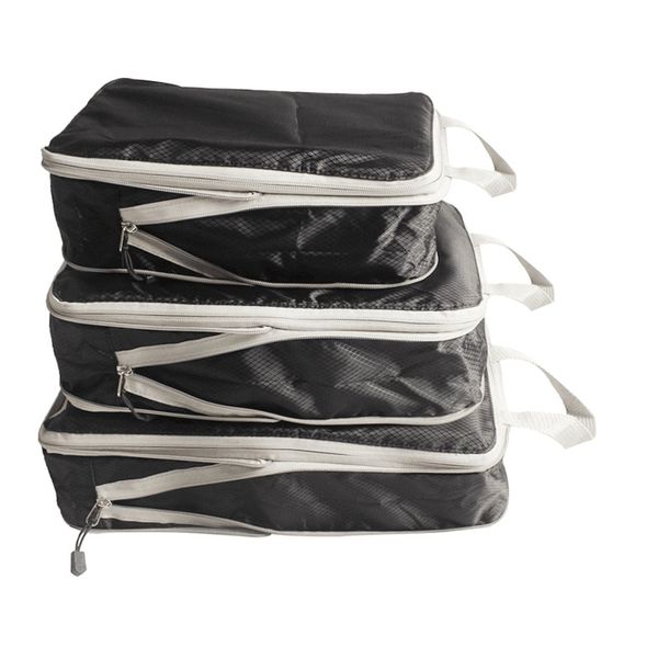 Travel Compression Packing Cubes Luggage Organizers