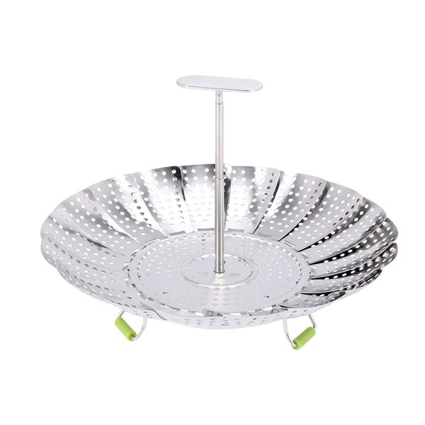 Stainless Steamer Basket,for Cooking,Fit Various Size Pot(5.1-9Inch)