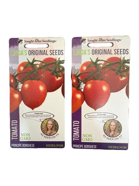 Linda's Original Seeds - Principe Borghese Tomato (2 Pack)