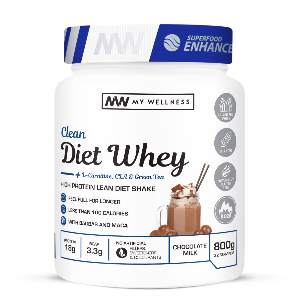 Whey Protein Powder Pro, Grass Fed Whey 960g