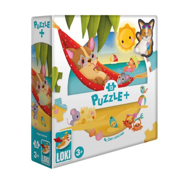 LOKI Puzzle +: Loki at the Beach 12 Piece