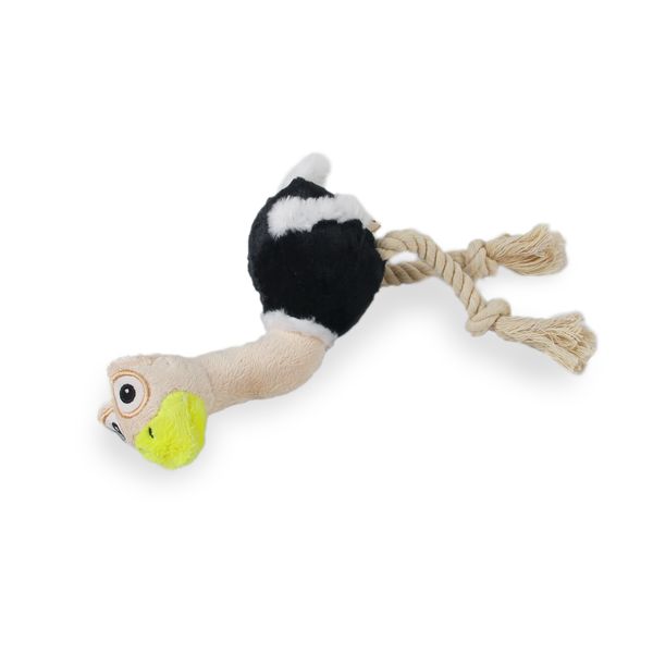 AFP Dog Toy Ultrasonic Ostrich Grey