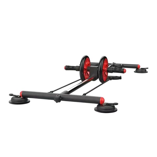 Fine Health - At Home Rower - Black and Red