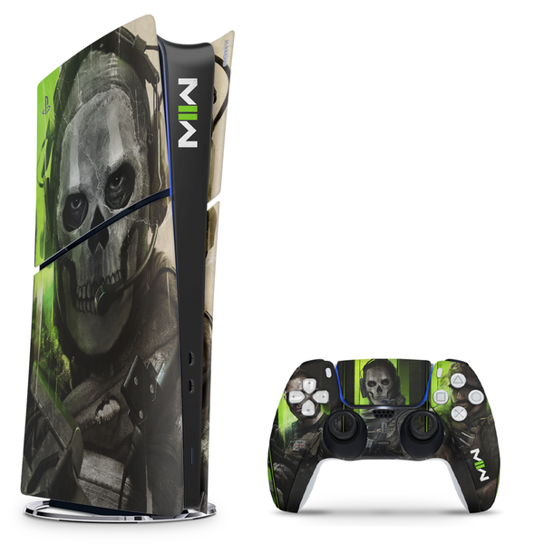Decal Skin Compatible with PS5 Slim Digital - Modern Abstract Waves (Decal Only)