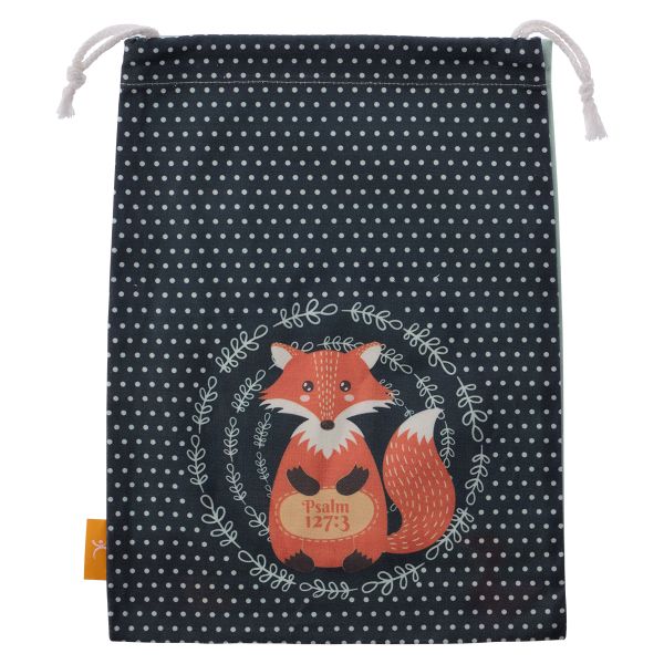 Large Cotton Drawstring Bag - Children Are A Gift From The Lord