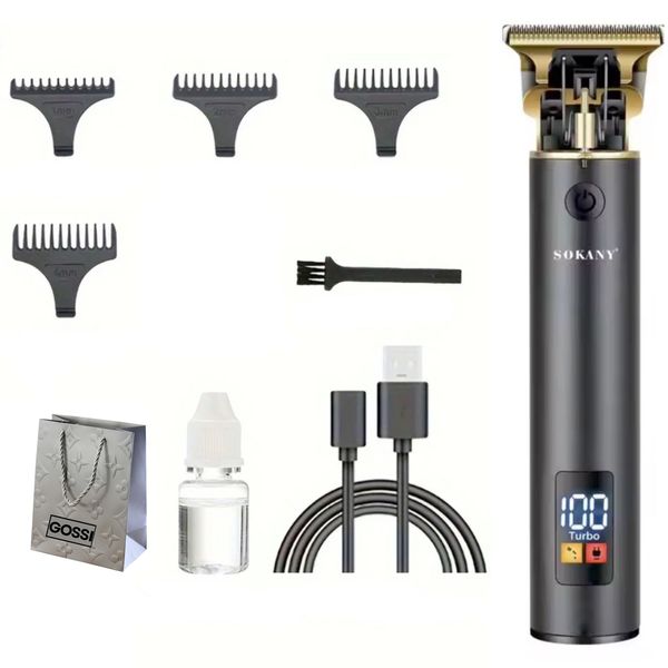Sokany - Professional Precision Trimming Hair Clipper Set &amp; GOSSI Bag