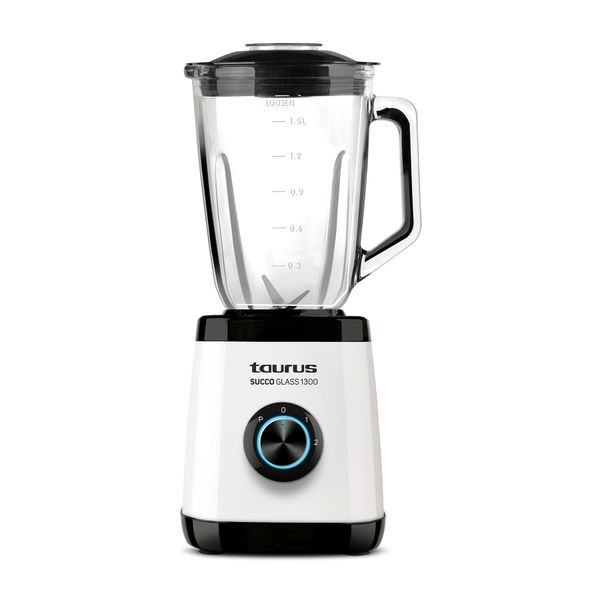 Taurus Jug Blender Glass White 1.5L 1300W "Succo Glass 1300