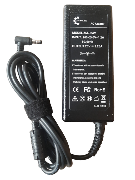 Comways - Replacement Charger For Lenovo 65W 20V 3.25A ( 4.0mm x 1.7mm )