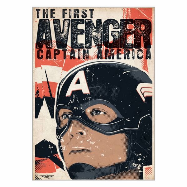 The First Avenger Captain America Poster - A1