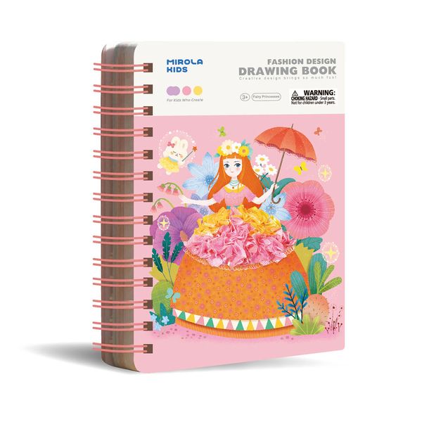 Mirola Kids Fashion Design Arts &amp; Crafts Book Set: Fairy Princesses