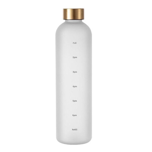 1 Litre Water Bottle With Motivational Time Marker