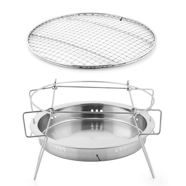 BBQ Grill Stainless Steel Foldable