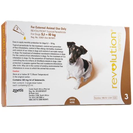 Revolution topical store parasiticide for puppies