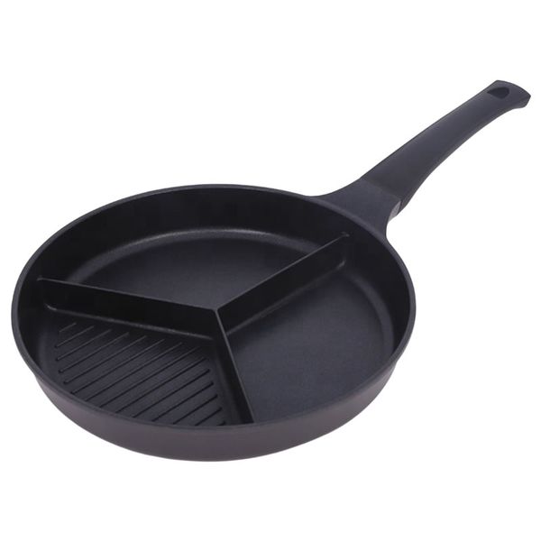 28cm Triple Sharing Non-Stick Pan