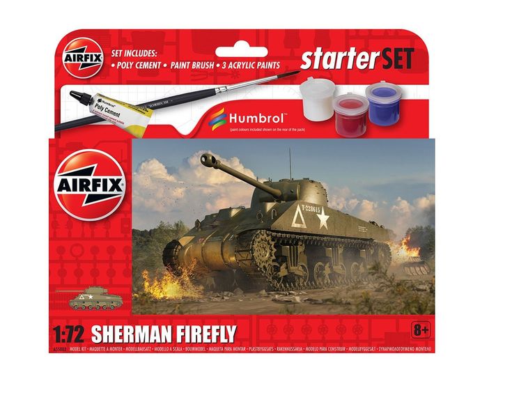 Airfix Vehicles Starter Set Sherman Firefly