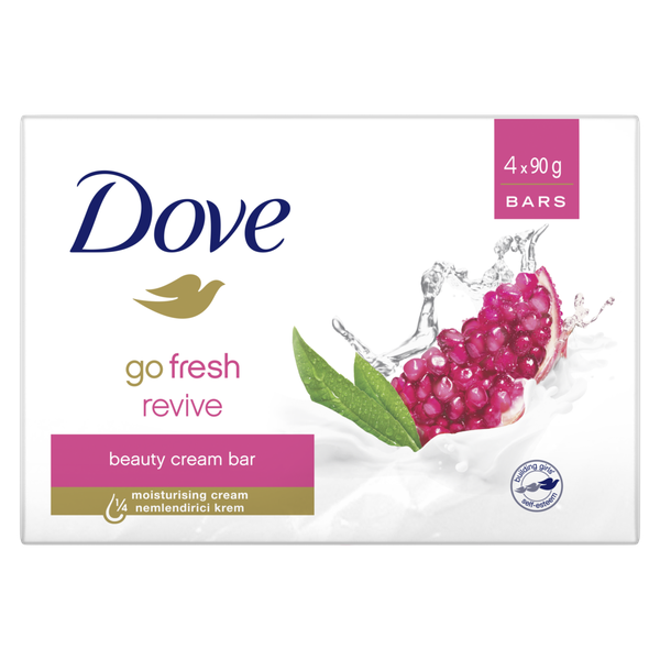 Dove Revive Moisturizing Bar Soap Value Pack 4x90g