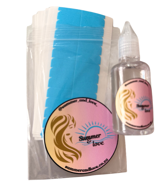 Professional Hair Replacement Tape &amp; Remover Combo ( Summer and Love)