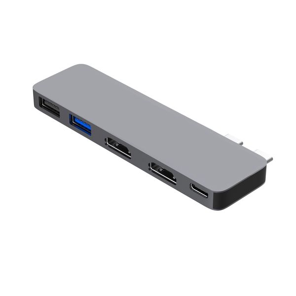 USB C 4-1 Hub Dual Display For Macbook Air/Pro-DC6DH