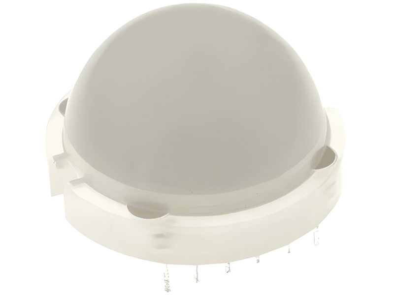DLC/6EGW 20mm Bi-Color Dome LED Red/Green Diffused 12-Pin