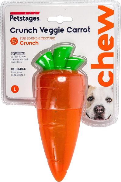 Petstages - Dog Crunch Veggie Carrot Toy (Large)
