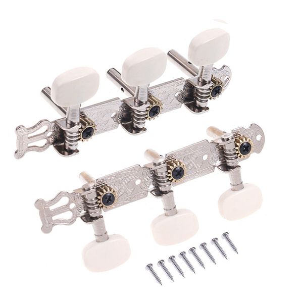 1 Pair Guitar Tuning Pegs, Classical, 3L3R, Left &amp; Right Tuners